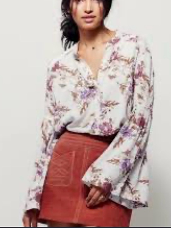 Free People Tops - Free People Shiirt Oversized